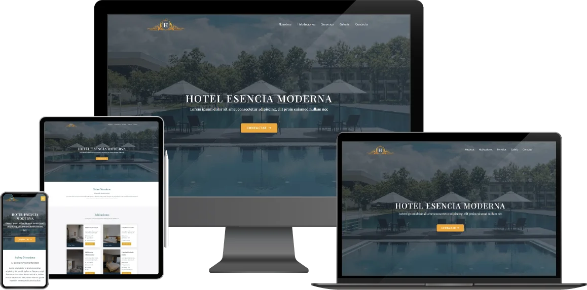 Plantilla Web Hotel Plus