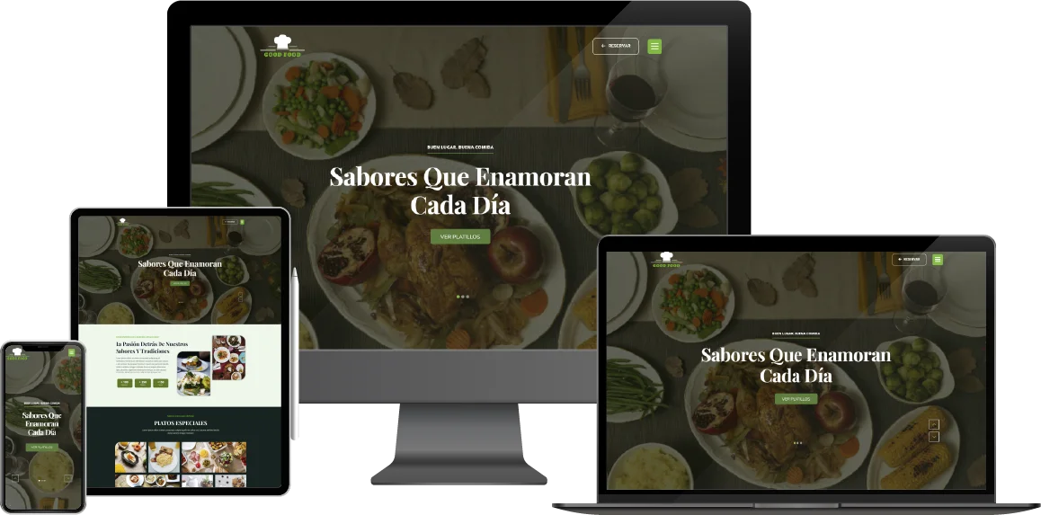 Plantilla Web Restaurante