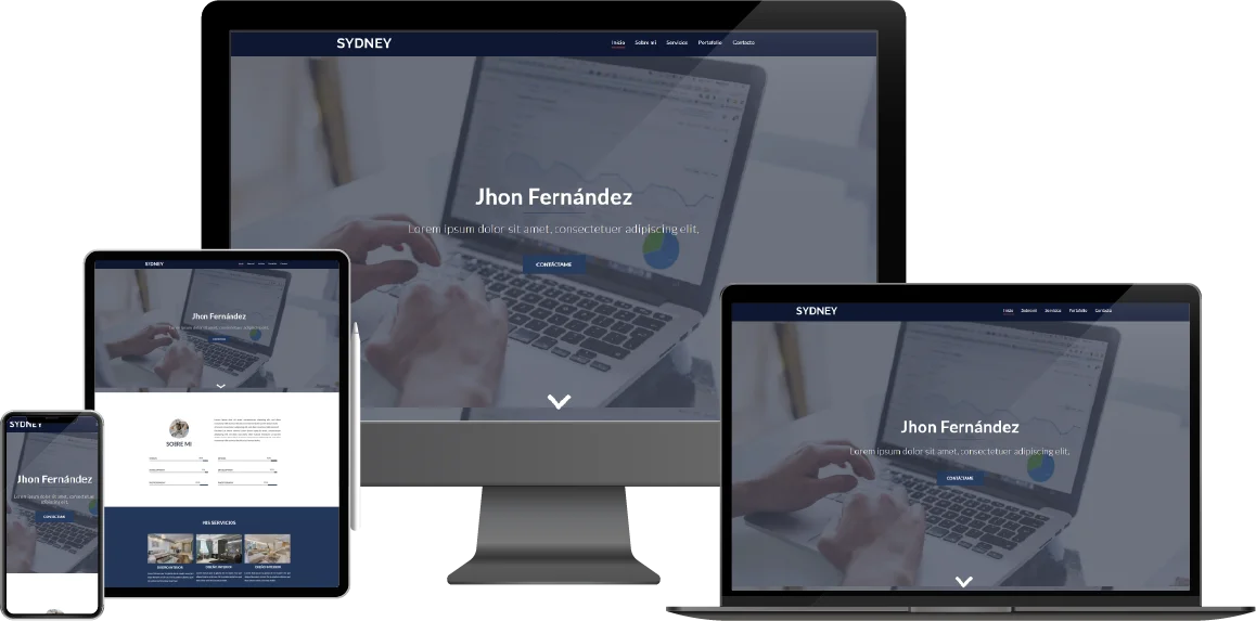Plantilla Web Servicios Profesional